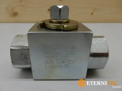 Argus Hydraulik Block Kugelhahn Flowserve 1.7035 BK8 594100C DN 12 PS 500 bar