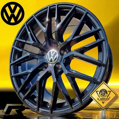 R+ KIT 4 Cerchi In Lega 17" Compatibili con Volkswagen Golf Mk 5 6 7 8 GTD GTI + - Immagine 1 di 4