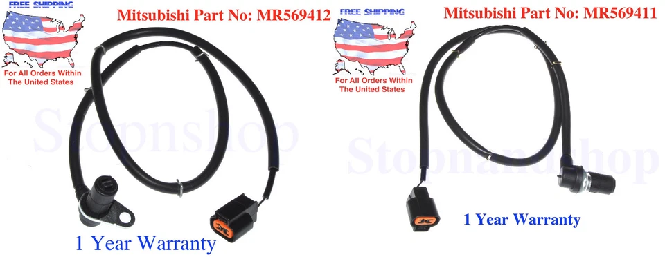 Nuevo sensor de velocidad de rueda ABS para MITSUBISHI MONTERO Pajero V75W juego delantero Foto 1 de 1
