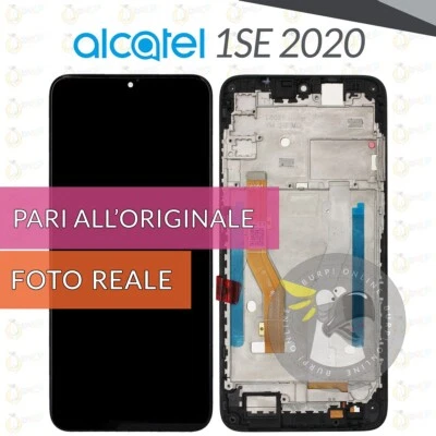 DISPLAY ALCATEL 1SE 2020 5030A 5030D 5030E 5030F LCD FRAME TOUCH VETRO SCHERMO