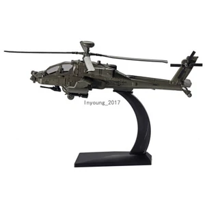 Boeing AH-64 Apache Helicopter Model Diecast US Military Army Airplane Model - Picture 1 of 13