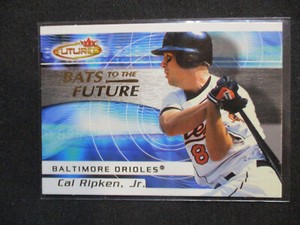2001 Fleer Futures Bats To The Future #14 Cal Ripken Jr. Baltimore Orioles