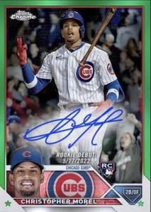DIGITAL Topps Bunt Christopher Morel Actualización Serie Novato Chase Firma Verde - Imagen 1 de 1