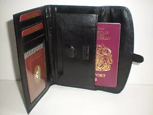 CARTERAS ORGANIZADORAS DE CUERO DE ALTA CALIDAD IDEALES PARA VIAJES 90349 - Imagen 1 de 9
