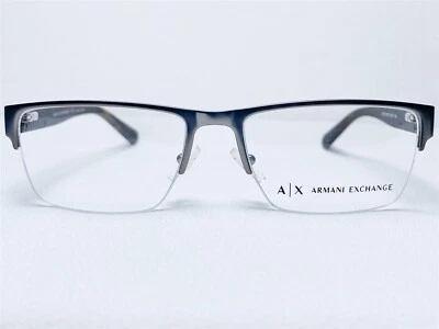 全新 Armani Exchange AX1018 6017 男式青铜色半边眼镜框 54/17 — 第 1/4 张图片