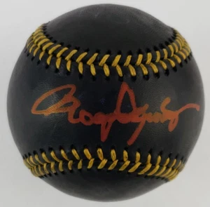 Roger Clemens Autographed Signed OML Black Baseball (JSA Witness COA) - Picture 1 of 7