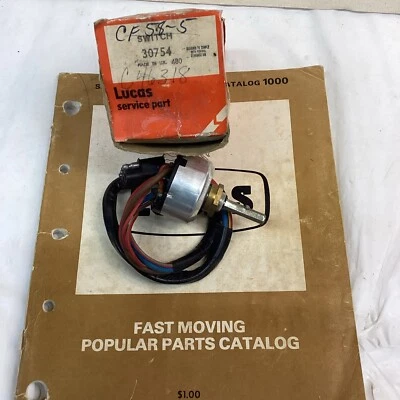 Jaguar XJ6 XJ12 (1974-79) NOS Lucas Headlight Switch Also fits The XJS 1976-80 - Image 1 of 4