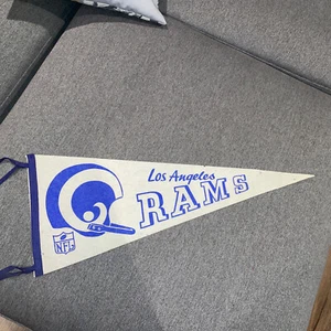 Vintage Los Angeles Rams NFL Felt Wool pennant 1967 Rare - Picture 1 of 7