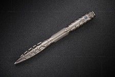 Rike Knife TR01 Dark gray TC4 titanium pen Germany P9000 neutral water refill
