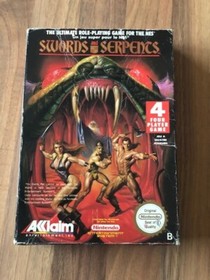 Nes:                    SWORDS AND SERPENTS     
