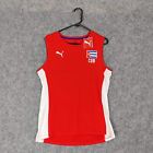 Puma Vest Womens UK 16 Cuba Volleyball Sleeveless Tank Top Red / White BNWT