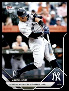2025 Topps Now Black Parallel #122 Aaron Judge Yankees 1/10 - Bild 1 von 2