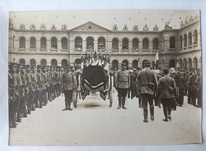 PHOTO MILITARIA - Translation des cendres de Rouget de l'Isle aux Invalides 1915 - Imagen 1 de 1