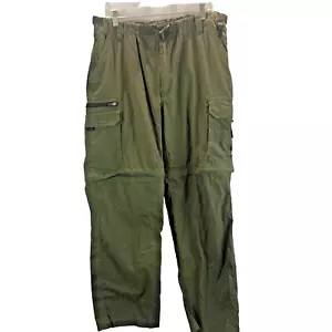 BC Clothing Mens 36X30 Convertible Stretch Cargo Hiking Pants Shorts Zippered - Picture 1 of 15