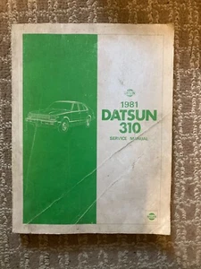 1981 Datsun 310 Service Manual - Picture 1 of 3