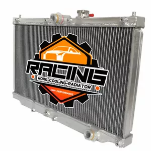 Polished Radiator For 1990-1993 92 Honda Accord/1992-1996 Prelude 1993 1994 1995 - Picture 1 of 6