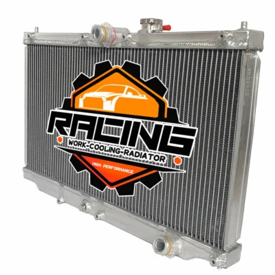 Polished Radiator For 1990-1993 92 Honda Accord/1992-1996 Prelude 1993 1994 1995 - Image 1 of 4