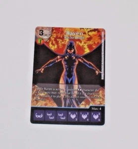 DC Dice Masters War of Light * RAVEN FULL ART CARD * from Collector's Box OP - Picture 1 of 1