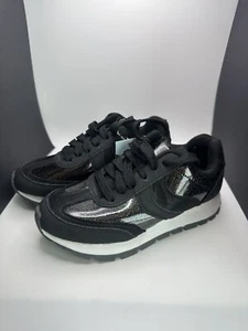 Zapatillas con cordones Ellison negras iridiscentes para niños - Cat & Jack negras - Imagen 1 de 5