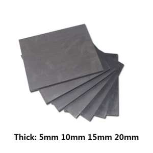 Hochreiner Kohlenstoff Graphitplatte Blech Elektrode Teile feuerfest dick 5 mm ~ 20 mm - Bild 1 von 10