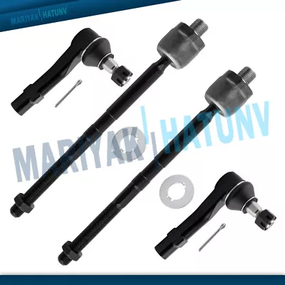 4X Front Steering Inner Outer Tie Rod Set For 2001-2005 Ford Explorer Sport Trac - Image 1 of 4