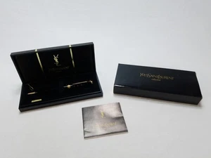 Yves Saint Laurent Collection Pencil 0.5mm Black with Gold Trim NOS Original Box - Picture 1 of 8
