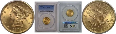 1902-S $5 Liberty Gold PCGS MS-66 - Image 1 of 3