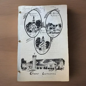 Pipestone MN Minnesota Cookbook Vintage Ethnic German Scandinavian Lefse 1970s - Foto 1 di 24