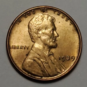 Nicer Low Mintage 1939 P Lincoln Wheat Cent - Picture 1 of 2