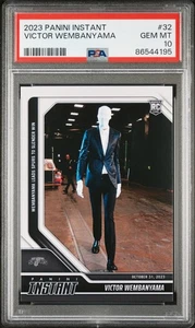 Victor Wembanyama 2023-24 Panini #32 NBA Rookie Card Spurs 1 of 15593 PSA 10 Gem - Picture 1 of 2