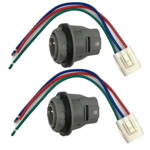 2 Frontblinker Licht Buchse Stecker Kabelbaum mit 3-Draht Kit kompatibel mit... - Bild 1 von 7