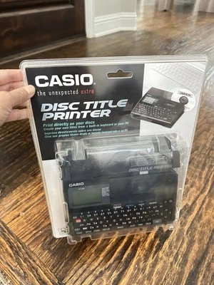 Casio CW-K85 CD/DVD Disk Title Printer Brand New Sealed Please Read CW-K85-L - Image 1 of 4