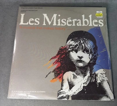 LES MISERABLES ORIGINAL LONDON CAST ALBUM 1985 2-LP SET OOP RELATIVITY PRINT NEW - Image 1 of 4