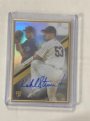2019 Topps Gold Label - Framed Autographs Kohl Stewart #GLA-KST - Twins - Image 1 of 2