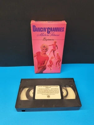 1989 Dancin' Grannies Mature Fitness Beginners Exercise VHS Tape - Image 1 of 4