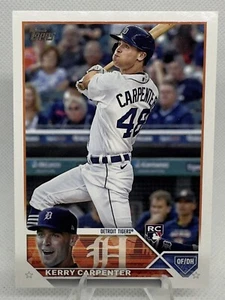2023 Topps Series 2 #394 Kerry Carpenter RC Detroit Tigers - Picture 1 of 2