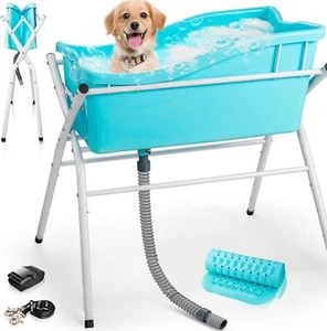 dog bathing station for home, Portable Dog Washing Bathing Station, Elevated Fol - Picture 1 of 3