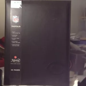 NFL CHICAGO BEARS BINDER / LEATHERETTE 40 PAGE PADFOLIO INTERIOR PACKET "NEW" - Picture 1 of 5