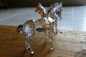 Swarovski Crystal COLOURED Foals Playing 1121627 🐴🐴 RARE RRP £395 MINT~BOXED - Picture 1 of 20