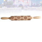  Embossing Rolling Pin Christmas Engraved Designs Dough Roller