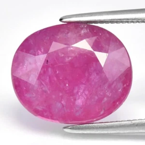 ๐ 4.06ct 11x9.2mm Oval Pinkish Purple Sapphire - Unheated Mozambique Gem - Picture 1 of 4