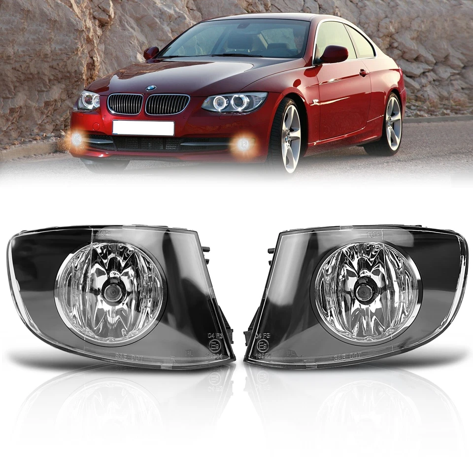 Fog Lights Compatible With 2007-2013 BMW 328i /xi 335i xDrive 335is/xi H8 35W - Image 1 of 4