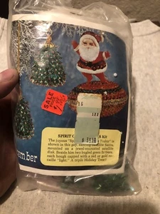 December SANTA CLAUS Christmas Ornament Kit NEW SEALED RARE - Picture 1 of 2