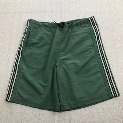 Pantalones Cortos De Colección Gap Y2K Para Hombre Extra Grandes Verdes 100% Nylon Cintura Rayas Foto 1 de 4
