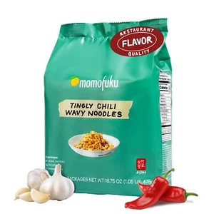 Momofuku Next Gen Noodles Tingly Chili 16.7oz Air Dried Vegan Noodles - Picture 1 of 6