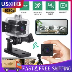 1080P HD Portable Mini Infrared Waterproof Cube Action Camera Camcorder w/Mounts - Picture 1 of 12