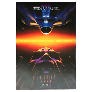 STAR TREK VI: THE UNDISCOVERED COUNTRY (1991) 27"X41" RARE US TEASER ONE SHEET - Picture 1 of 5