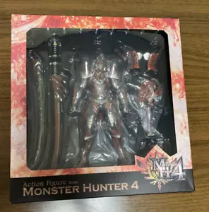 Figura de acción Monster Hunter 4 totalmente operativa serie Reus cazador equipado nueva - Imagen 1 de 6