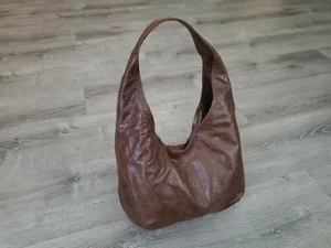 Vintage Brown Leather Bag, Casual Hobo Handbag, Gift For Women, Alice - Picture 1 of 6