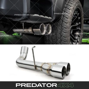 RAPTOR STYLE TWIN SIDE EXIT EXHAUST SYSTEM CONVERSION FOR FORD RANGER T9 2023+ - Afbeelding 1 van 15